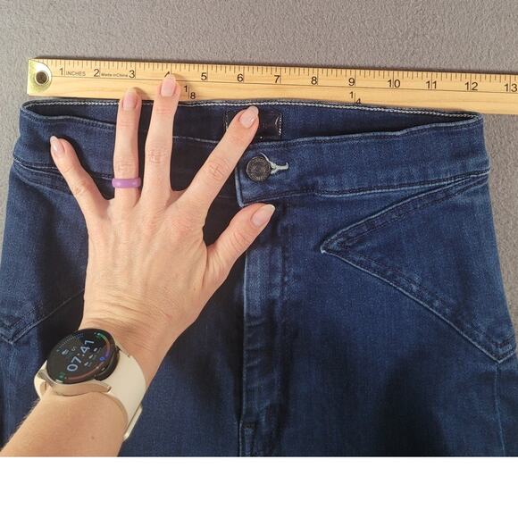 MOTHER Blade Swooner High Rise Skinny Jeans Road to Paradise 24 EUC - Picture 7 of 16